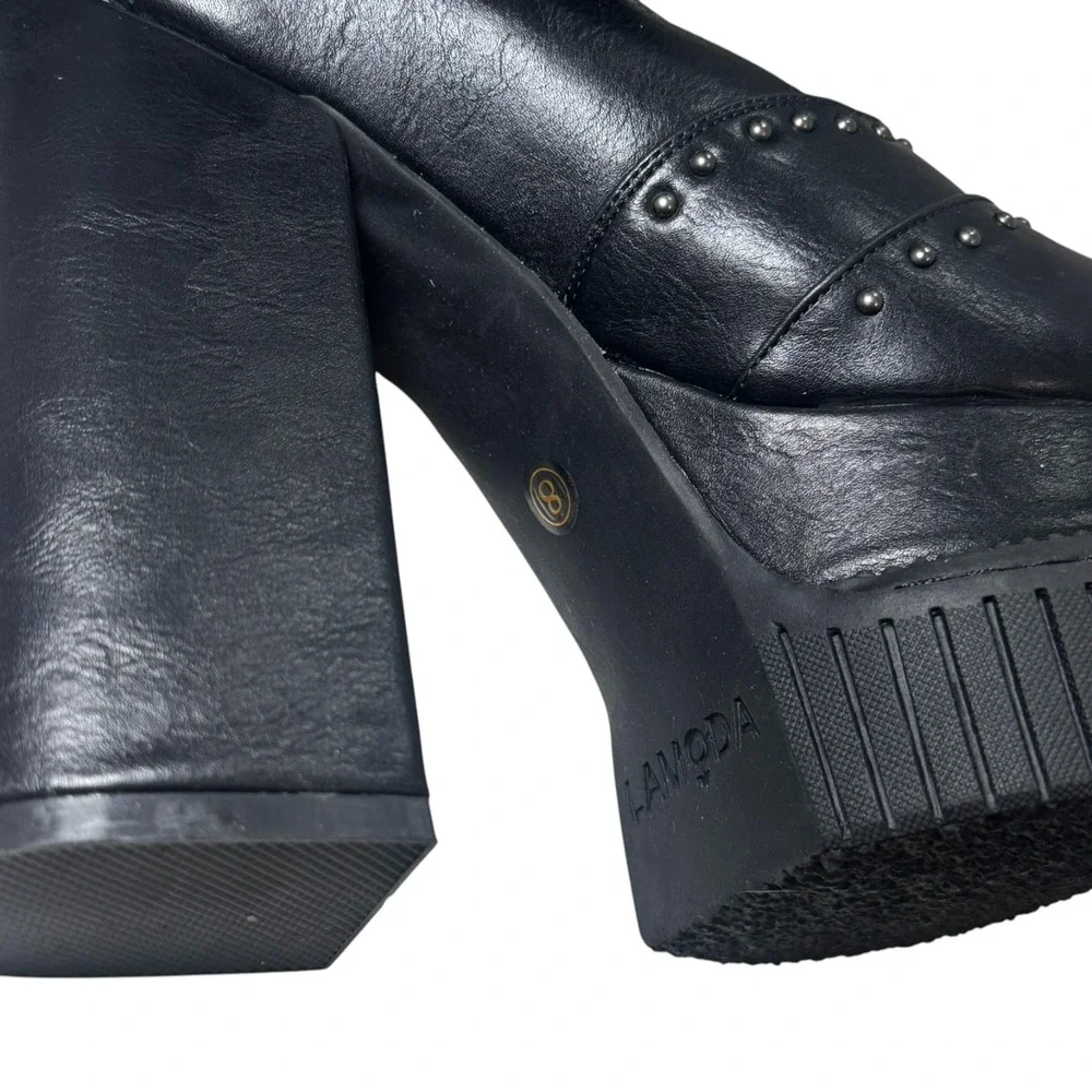 Lamoda she's so special SPIKED platform heels Dolls Kill Goth Edgy Sexy Size 8 - Picture 10 of 11